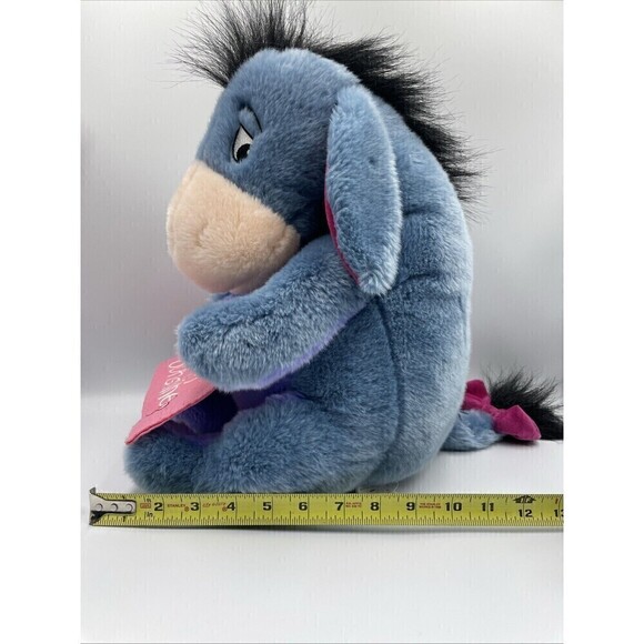 RARE Disney Store Exclusive Eeyore 13” Plush Winnie the Pooh Detachable Tail - Picture 4 of 10